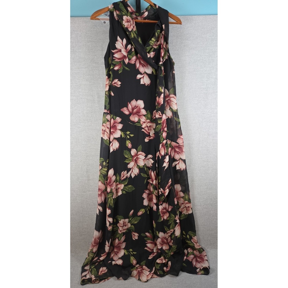 Rachel Zoe Floral Long Maxi Dress S Lined Cottagecore Y2K Flowy Whimsigoth NEW